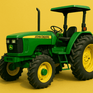 John Deere tractor in green and yellow